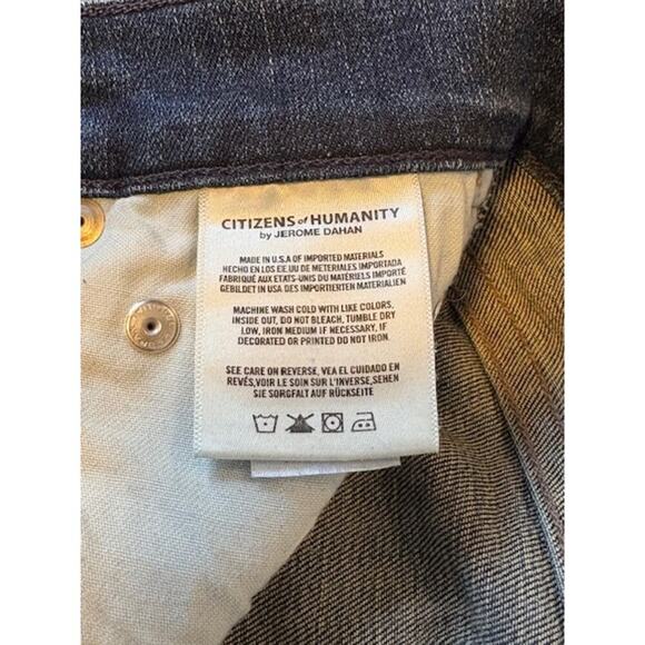 Citizens of Humanity Rocket High Waist 5-Pocket Skinny Jeans in Rival Blue Sz 25 - Picture 8 of 9